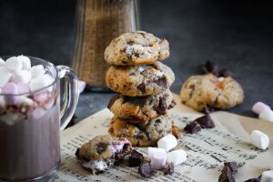 Recette Cookies chocolat & chamallow