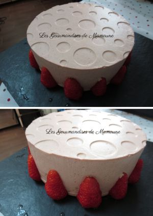 Recette Entremets vanille-fraise