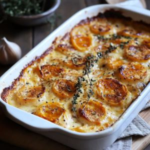 Recette Découvrez le Secret du Gratin de Potimarron Parfumé à la Sauge: Recette Infaillible pour un Dîner Parfait