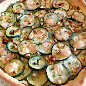 Recette Tarte ricotta-courgettes