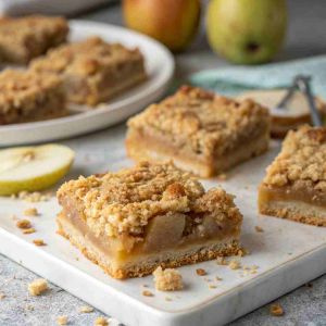 Recette Healthy Pear Crumble Bars – No Refined Sugar Recipe