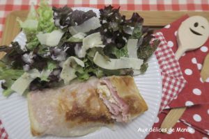 Recette Croustillant au jambon et chèvre frais aux tomates séchées, au Air Fryer ou au four