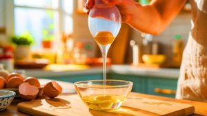 Recette Technique de la bouteille pour séparer les blancs des jaunes d’œuf facilement