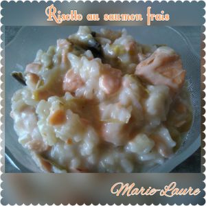 Recette Risotto au saumon frais au cookéo ou pas