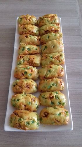 Recette Minis cakes chorizo, poivron et safran