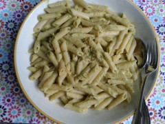 Recette Pennes au citron et à la crème d’avocat