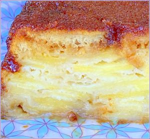 Recette Fameux, le célèbre, le merveilleux Invisible aux pommes...et caramélisé parce-que c'est plus gourmand !