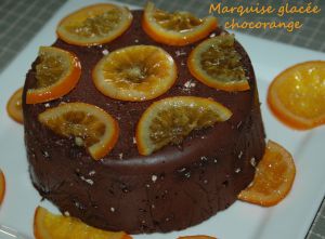 Recette Marquise glacée chocorange *