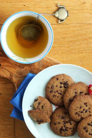 Recette Biscuits sablés aux pépites de cacao [vegan]