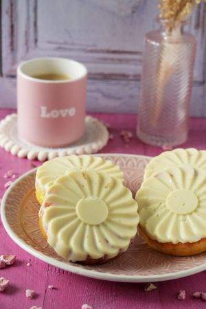 Recette Moelleux pralines roses coque chocolat blanc