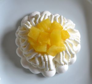 Recette Mes premières pavlovas ananas-passion