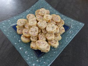 Recette Crêpes au fromage frais, lardons et noix