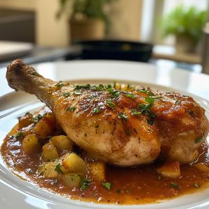 Recette Poulet Basquaise Rapide : Recette Facile et Savoureuse en 30 Minutes
