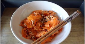 Recette Salade de carottes à l'asiatique pour recette autour d'un ingrédient