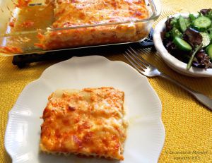 Recette Lasagne au saumon et au fenouil + Sauce arrabbiata