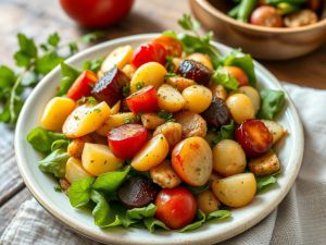 Recette Découvrez la Salade de Morue et Pommes de Terre Primeurs : Un Délice!