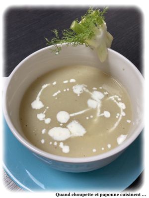 Recette Soupe celeri rave et fenouil