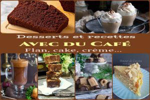 Recette Et desserts au café