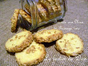 Recette Biscuits aux noix & fromage frais