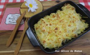 Recette Gratin de chou-fleur au saumon