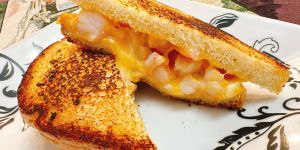 Recette Shrimp Grilled Cheese Sandwich