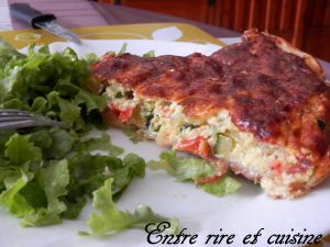 Recette Quiche aux légumes d'été