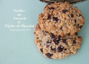 Recette Cookies au sarrasin et aux pépites de chocolat