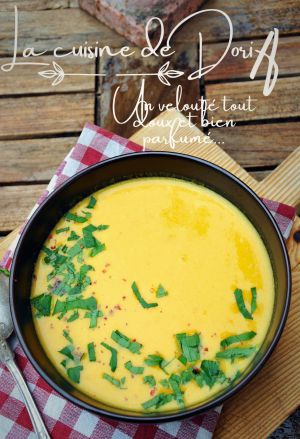 Recette Velouté de carottes et lentilles corail à la crème de coco