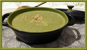 Recette Velouté épinards, courgettes et mascarpone