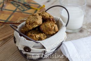 Recette Biscuits aux flocons d’avoine, dattes, et noix