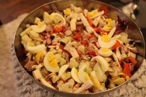 Recette Salade de thon avec une sauce à l'avocat