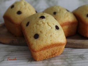 Recette Petits cakes aux pépites de chocolat fondants