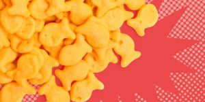 Recette Goldfish Just Dropped a First-Of-Its-Kind Shape With an Unexpected Brand
