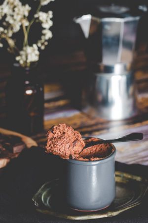 Recette Mousse chocolat café végane