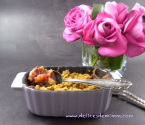 Recette Crumble aux prunes bleues