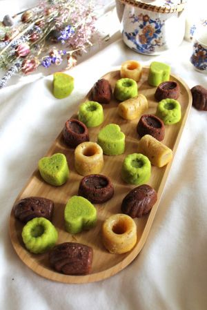 Recette Mignardises sucrées ( pistache, chocolat ou cacahouètes)
