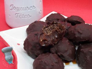 Recette Mini rochers chocolat pralin cacahuète