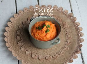 Recette Ma purée de carottes