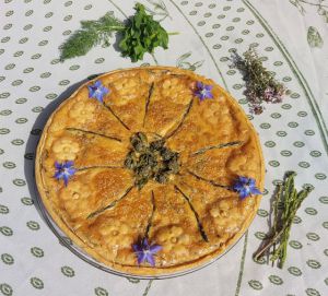 Recette Tarte provençale aux asperges sauvages