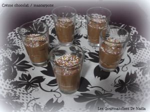 Recette Crème chocolat / mascarpone