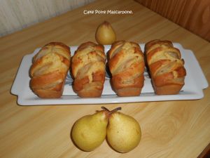 Recette Cake Poire Mascarpone