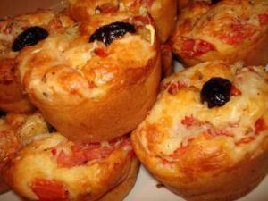 Recette Muffin salé façon Pizza