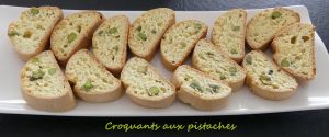 Recette Croquants aux pistaches *