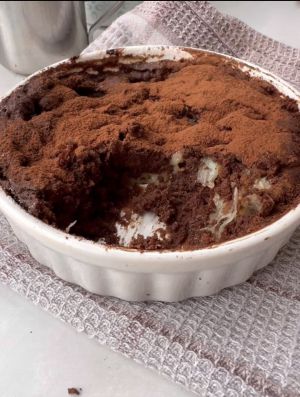 Recette Dessert express  : le mug brownie chocolat banane