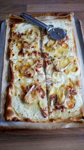 Recette Flammekueche au Brie de Melun AOP