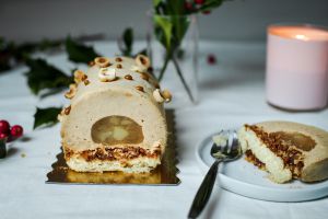 Recette Bûche spéculoos-poire : recette