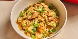 Recette Hibachi Chicken and Rice Casserole