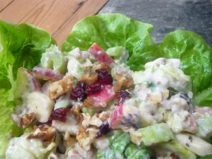 Recette Salade Waldorf minceur (vegan & sans gluten)