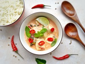 Recette Curry rouge thaï au tofu
