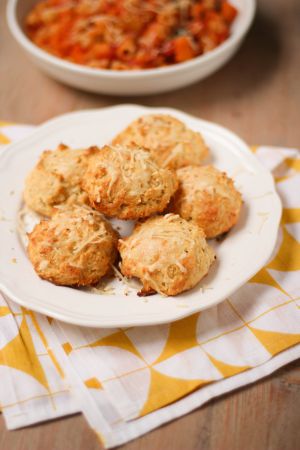 Recette Bouchées polenta fromage (cheese biscuits)